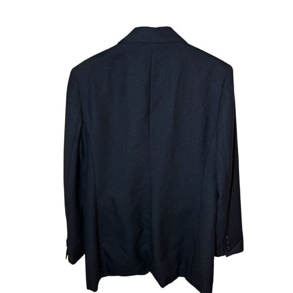 Nordstrom Classiques SZ L 100% Wool Vintage Women's Blazer Career Minimalist - Picture 2 of 13